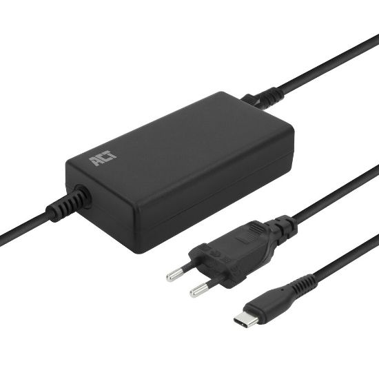 Image de ACT adaptateur de puissance & onduleur Intérieure 65 W Noir (AC2005)
