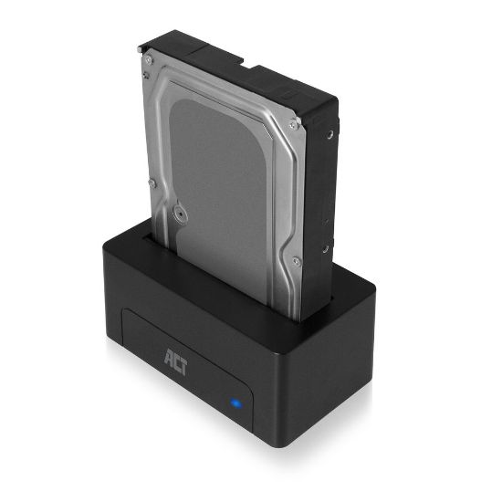 Image de ACT Station d'accueil de disques de stockage USB 3.2 Gen 1 (3.1 Gen 1) Type-A Noir (AC1500)