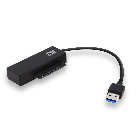 Image de ACT changeur de genre de câble 2.5/3.5" SATA USB A Noir (AC1515)