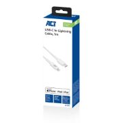 Image de ACT câble Lightning 1 m Blanc (AC3014)