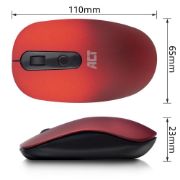 Image de ACT souris Bureau Ambidextre RF sans fil IR LED 1200 DPI (AC5115)