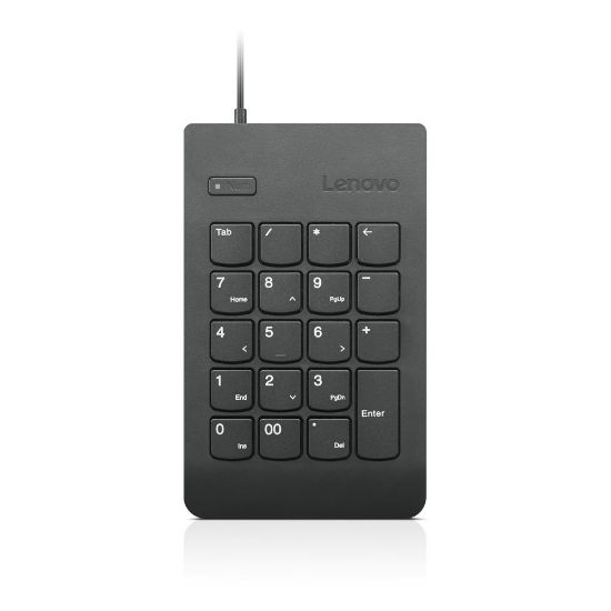 Image de Lenovo KBD_BO Num Keypad 1 clavier numérique Universel USB Noir (4Y40R38905)