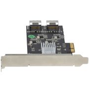 Image de StarTech.com Carte Contrôleur SATA PCIe 8 ports - Carte Extension SATA PCI Express 6Gbps avec 4 Contrôleurs Hôte - Carte SATA PCIe - PCI-e x4 Gen 2 vers SATA III - SA ... (8P6G-PCIE-SATA-CARD)