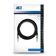 Image de ACT câble audio 5 m 3,5mm Noir (AC3612)