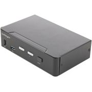 Image de StarTech.com Commutateur KVM HDMI, 2 Ports - Moniteur Unique 4K 60Hz Ultra HDR - Commutateur KVM de Bureau HDMI 2.0 avec Hub USB 3.0 à 2 Ports (5Gbps) et 4x USB 2.0 HID, Audi ... (SV231HU34K6)