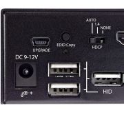 Image de StarTech.com Commutateur KVM HDMI, 2 Ports - Moniteur Unique 4K 60Hz Ultra HDR - Commutateur KVM de Bureau HDMI 2.0 avec Hub USB 3.0 à 2 Ports (5Gbps) et 4x USB 2.0 HID, Audi ... (SV231HU34K6)