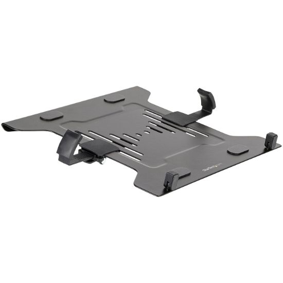 Image de StarTech.com Support pour Ordinateur Portable VESA - Plaque Adaptateur VESA avec Orifices de montage 75x75/100x100 - Support Ordi Portable - Max 4,5kg - Plateau Ventillé ... (LAPTOP-ARM-TRAY)