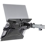 Image de StarTech.com Support pour Ordinateur Portable VESA - Plaque Adaptateur VESA avec Orifices de montage 75x75/100x100 - Support Ordi Portable - Max 4,5kg - Plateau Ventillé ... (LAPTOP-ARM-TRAY)