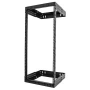 Image de StarTech.com Rack Réseau Mural 24U à 2 Montants, Rack Serveur 19" à Cadre Ouvert avec Profondeur Ajustable, Rack de Données Mural pour IT/AV/Panneau de Patch/ Equipem ... (RACK-24U-20-WALL-OA)