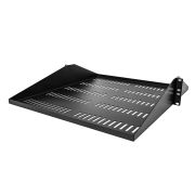 Image de StarTech.com Étagère Rack 19 pouces 2U - Plateau Rackable Universel Ventilé - Étagère Baie de Brassage - Étagère Cantilever Rack 19" - Capacité 91kg - Rangement Rack ... (SHELF-2U-20-CENTER-V)