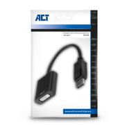 Image de ACT câble vidéo et adaptateur 0,15 m DisplayPort DVI-D Noir (AC7510)