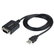 Image de StarTech.com Câble USB vers RS232 de 1m - Câble Convertisseur USB vers RS232 DB9 Mâle avec Rétention du Port COM - Prolific IC - Adaptateur USB vers Série pour PLC/Impr ... (1P3FPC-USB-SERIAL)