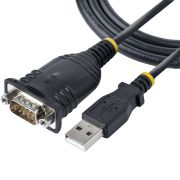 Image de StarTech.com Adaptateur USB vers Série de 1m - Convertisseur DB9 Mâle vers USB - Adaptateur USB RS232, Prolific IC - Convertisseur RS232 vers USB pour PLC/Imprimante/Sca ... (1P3FP-USB-SERIAL)