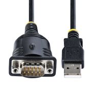 Image de StarTech.com Adaptateur USB vers Série de 1m - Convertisseur DB9 Mâle vers USB - Adaptateur USB RS232, Prolific IC - Convertisseur RS232 vers USB pour PLC/Imprimante/Sca ... (1P3FP-USB-SERIAL)