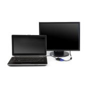 Image de ACT câble vidéo et adaptateur 0,23 m HDMI Type A (Standard) VGA (D-Sub) Noir (AC7535)