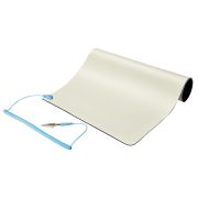 Image de StarTech.com Tapis Antistatique ESD - Tapis de Bureau ESD Universel - Sous-couche pour Réparation d'Appareils Électroniques - Tapis de Travail avec Câble de Mise à la ... (SM-ANTI-STATIC-MAT)