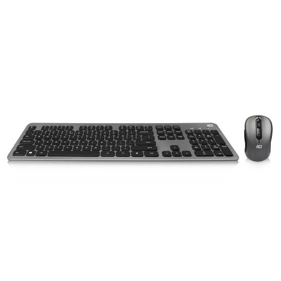 Image de ACT clavier Souris incluse Universel RF sans fil QWERTY US International Noir (AC5710)