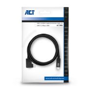 Image de ACT câble USB USB 3.2 Gen 1 (3.1 Gen 1) 1 m USB C Noir (AC7406)