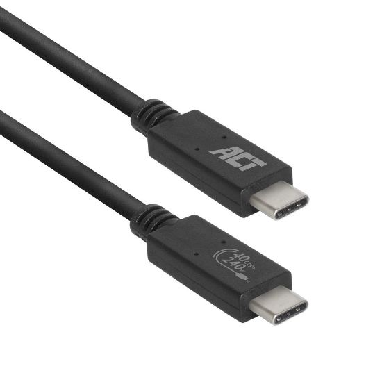 Image de ACT Câble USB Type-C® USB4® 40 Gbit/s 240 W, certifié USB-IF 0,8 mètre (AC7451)