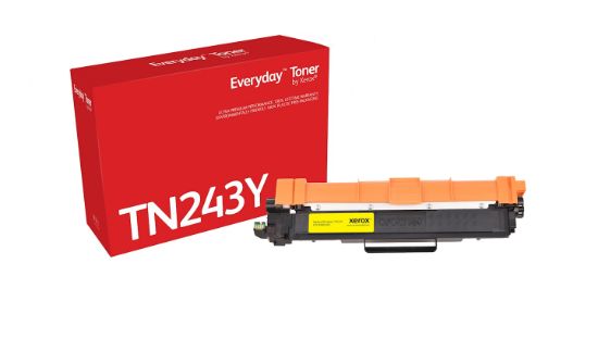 Image de Toner Jaune Everyday™ de Xerox compatible avec Brother TN-243Y, Capacité standard (006R04583)