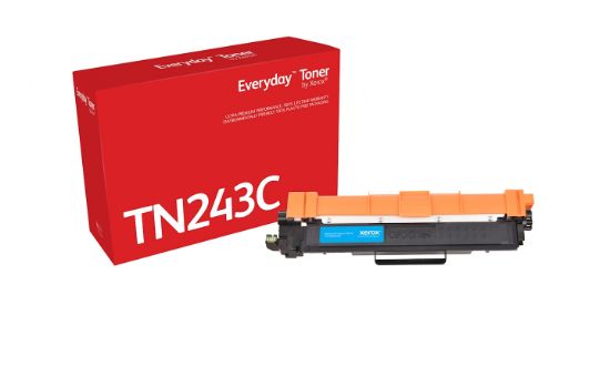 Image de Toner Cyan Everyday™ de Xerox compatible avec Brother TN-243C, Capacité standard (006R04581)