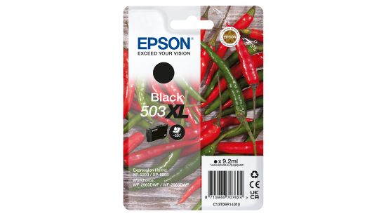Image de Epson 503XL cartouche d'encre 1 pièce(s) Original Rendement élevé (XL) Noir (C13T09R14010)