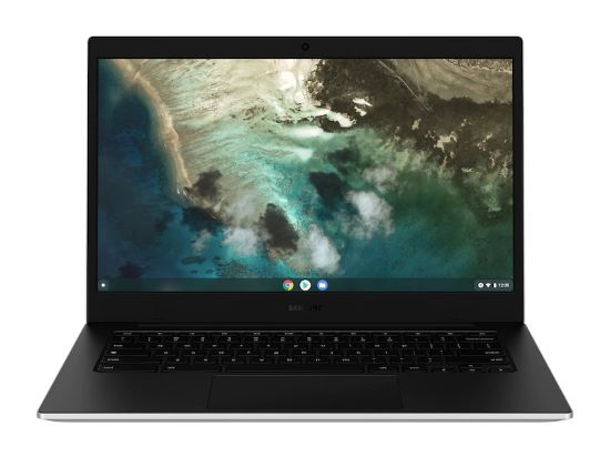 Image de Samsung Chromebook Galaxy Go Intel® Celeron® N N4500 35,6 cm (14") HD 4 Go LPDDR4x-SDRAM 64 Go eMMC Wi-Fi 6 (802.11ax) ChromeOS Belge Argent (XE340XDA-KA2BE)