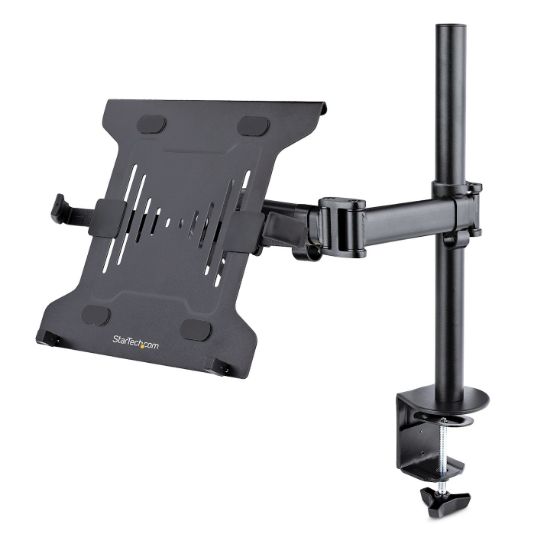 Image de StarTech.com Support de Bureau pour Ordinateur Portable - Support PC Portable (4,5kg) - Support de Bureau pour Écran/Moniteur jusqu'à 34" (8kg) - Support Bureau VESA ... (A-LAPTOP-DESK-MOUNT)
