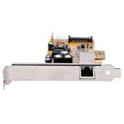 Image de StarTech.com Carte Réseau PCI Express x1 - Carte Ethernet PCIe avec RJ45, 30W 802.3at PoE LAN NIC pour Ordinateur de Bureau/Serveurs - Adaptateur Réseau 2.5GB avec Support à ... (ST1000PEXPSE)