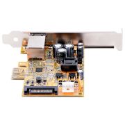 Image de StarTech.com Carte Réseau PCI Express x1 - Carte Ethernet PCIe avec RJ45, 30W 802.3at PoE LAN NIC pour Ordinateur de Bureau/Serveurs - Adaptateur Réseau 2.5GB avec Support à ... (ST1000PEXPSE)