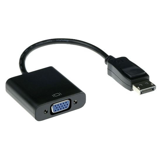 Image de ACT câble vidéo et adaptateur 0,15 m DisplayPort VGA Noir (AK3996)