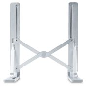 Image de StarTech.com Support Pliable pour Ordinateur Portable - Support Ergonomique pour PC Portable Réglable en Hateur - Support Inclinable avec Cadre en Aluminium Ventilé Supp ... (LAPTOP-RISER-BAR)