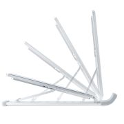 Image de StarTech.com Support Pliable pour Ordinateur Portable - Support Ergonomique pour PC Portable Réglable en Hateur - Support Inclinable avec Cadre en Aluminium Ventilé Supp ... (LAPTOP-RISER-BAR)