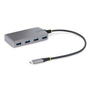 Image de StarTech.com Hub USB-C à 4 Ports - 4x USB-A, 5Gbps - Alimenté par Bus - Hub USB 3.0 avec Câble de 30 cm - Mini Hub USB Type-C - Hub USB de Bureau, USB C vers USB A (5G4AB-USB-C-HUB)