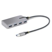 Image de StarTech.com Hub USB 4 Ports - USB 3.0 5Gbps, Alimenté par Bus - Hub USB-A vers 4x USB-A avec entrée d'alimentation auxiliaire en option - Hub USB 3.0 pour PC Portable av ... (5G4AB-USB-A-HUB)