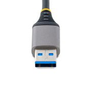 Image de StarTech.com Hub USB 4 Ports - USB 3.0 5Gbps, Alimenté par Bus - Hub USB-A vers 4x USB-A avec entrée d'alimentation auxiliaire en option - Hub USB 3.0 pour PC Portable av ... (5G4AB-USB-A-HUB)