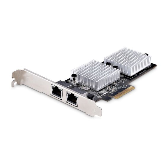 Image de StarTech.com Carte Adaptateur Réseau PCIe 10GbE à 2 Ports - Carte Ethernet PCI Express pour PC/Serveur - Carte Réseau PCIe à Six Vitesses Prise en Charge des Trames Jumbo - ... (ST10GSPEXNDP2)