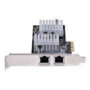Image de StarTech.com Carte Adaptateur Réseau PCIe 10GbE à 2 Ports - Carte Ethernet PCI Express pour PC/Serveur - Carte Réseau PCIe à Six Vitesses Prise en Charge des Trames Jumbo - ... (ST10GSPEXNDP2)
