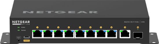 Image de NETGEAR commutateur réseau Géré L2/L3 Gigabit Ethernet (10/100/1000) Connexion Ethernet, supportant l'alimentation via ce port (PoE) Noir (GSM4210PD-100EUS)