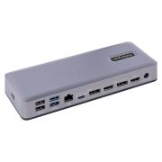 Image de StarTech.com Station d'Accueil USB-C - Hub USB-C Multi-Moniteur HDMI/DP/DP Alt Mode - 3x 4K30 / 2x 4K60 - Dock USB 7 ports - 60W Power Delivery 3.0 - GbE - 3.5 Audio - Stati ... (DK31C3MNCRUE)