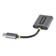 Image de StarTech.com Adaptateur Casque USB-C - Splitter Audio, Double Casque USB Type C avec Entrée Micro - Adaptateur USB C vers Jack 3.5mm, DAC 3.5 mm - USB-C vers Jack Aud ... (USBC-AUDIO-SPLITTER)