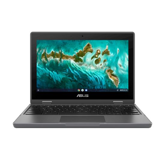 Image de ASUS Chromebook Flip CR1 CR1100FKA-BP0354 Intel® Pentium® Silver N6000 29,5 cm (11.6") Écran tactile HD 4 Go LPDDR4x-SDRAM 64 Go eMMC Wi-Fi 6 (802.11ax) ChromeOS Belge Gr ... (90NX03E1-M00B70)