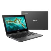 Image de ASUS Chromebook Flip CR1 CR1100FKA-BP0354 Intel® Pentium® Silver N6000 29,5 cm (11.6") Écran tactile HD 4 Go LPDDR4x-SDRAM 64 Go eMMC Wi-Fi 6 (802.11ax) ChromeOS Belge Gr ... (90NX03E1-M00B70)