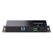 Image de StarTech.com Hub USB 3.0 5Gbps à 4 Ports Industriel - Hub USB pour PC Portable avec Protection contre les Surtensions - Splitter USB 3.0 Montable sur Mur - Station de ... (5G4AINDNP-USB-A-HUB)