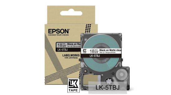 Image de Epson LK-5TBJ Noir, Transparent (C53S672066)