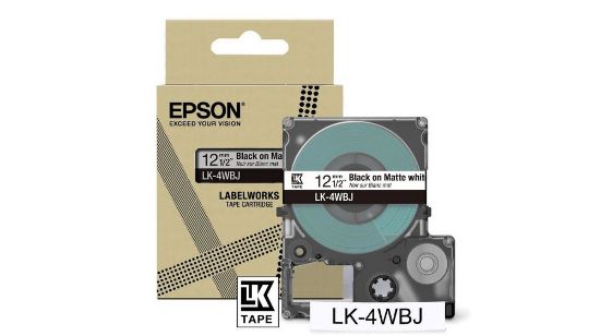 Image de Epson LK-4WBJ Noir, Blanc (C53S672062)
