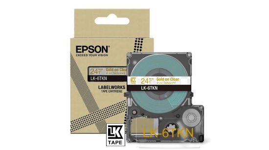Image de Epson LK-6TKN Or, Transparent (C53S672098)