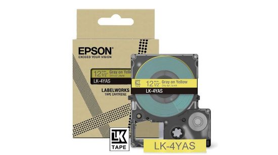 Image de Epson LK-4YAS Gris, Jaune (C53S672104)