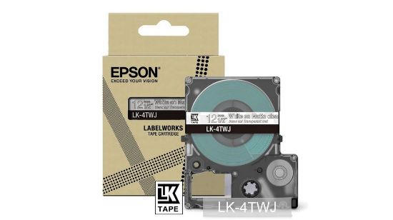 Image de Epson LK-4TWJ Noir, Transparent (C53S672068)