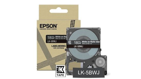 Image de Epson LK-5BWJ Noir, Blanc (C53S672083)